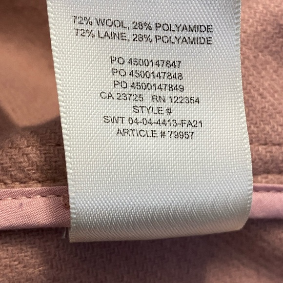 Aritzia Wilfred Rialto Shirt Jacket Nostalgia Rose Size XS - Picture 17 of 17